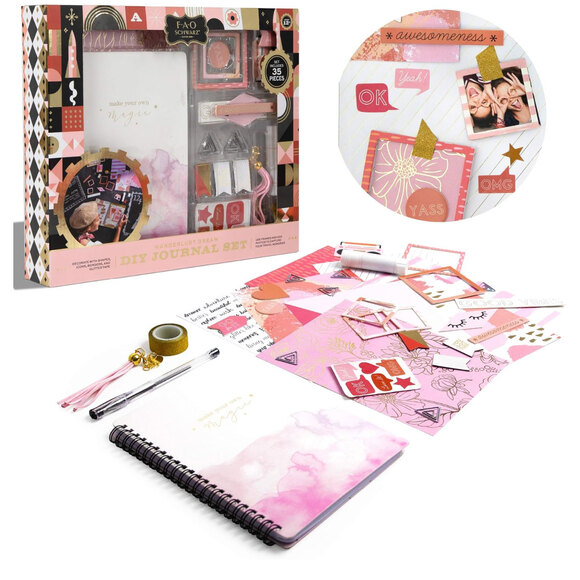 FAO SCHWARZ NWT Kids DIY Journal and Scrapbooking  Set - Picture 1 of 10